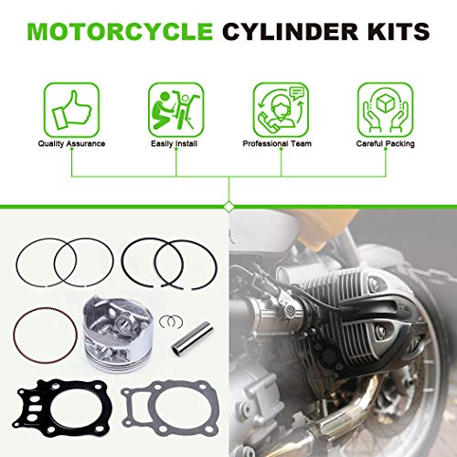 image for SCITOO Cylinder Piston Ring Set Replacement for Honda Rancher 350 TRX3