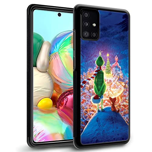 Yixinbb Compatible With Samsung Galaxy A51 4G Case,Christmas A001 For Women Men Boy Girl Fan Gift,Pattern Design Soft Tpu Thin Shockproof Bumper Protective Cover Case For Samsung Galaxy A51 4G #TOP1