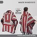 Baja Hoodie Mexican Poncho Drug Rug Style Serape Hippie Warm And Comfortable Aztec Wearable Blanket