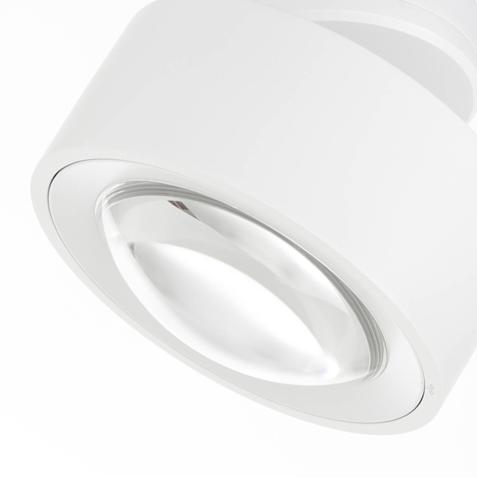 Arcchio LED Deckenleuchte Rotari (Modern) in Weiß aus Aluminium (1 flammig,) - Lampe Deckenlampe Wohnzimmerleuchte