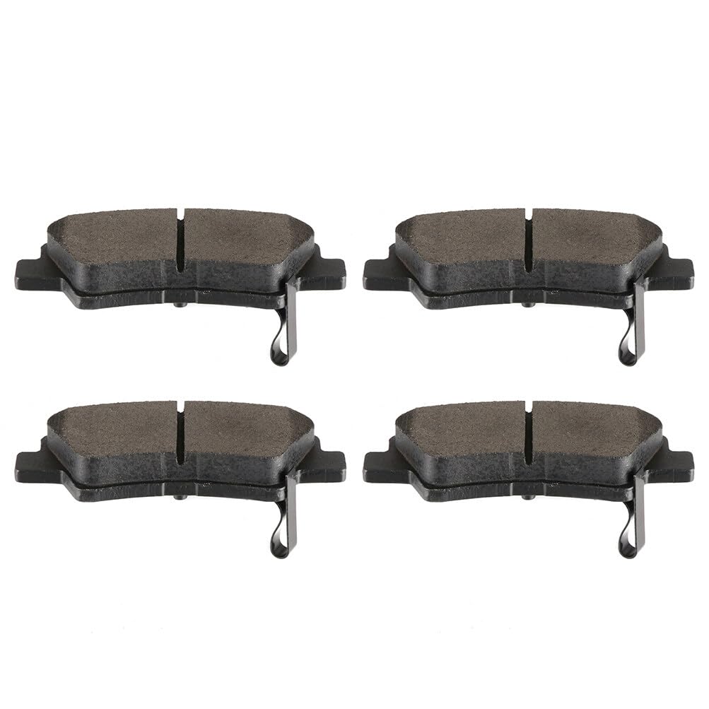 cciyu D1544 Rear Semi-Metallic Disc Brake Pads Kit For Hyundai Accent Elantra Elantra Coupe For Kia Optima Rio 4PCS