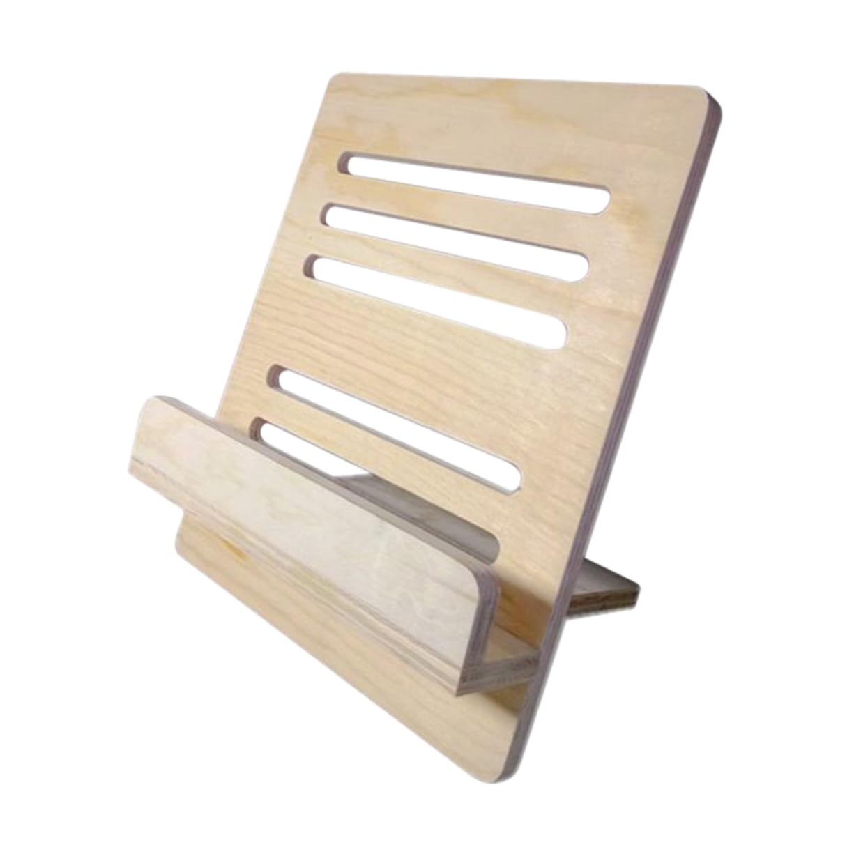 Sosoport Tabletop Music Score Rack Wooden Portable Music Stand Sheet Holder for Home