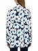 KARL LAGERFELD Paris Women's Sportswear Blouse, French Blue Combo, Medium