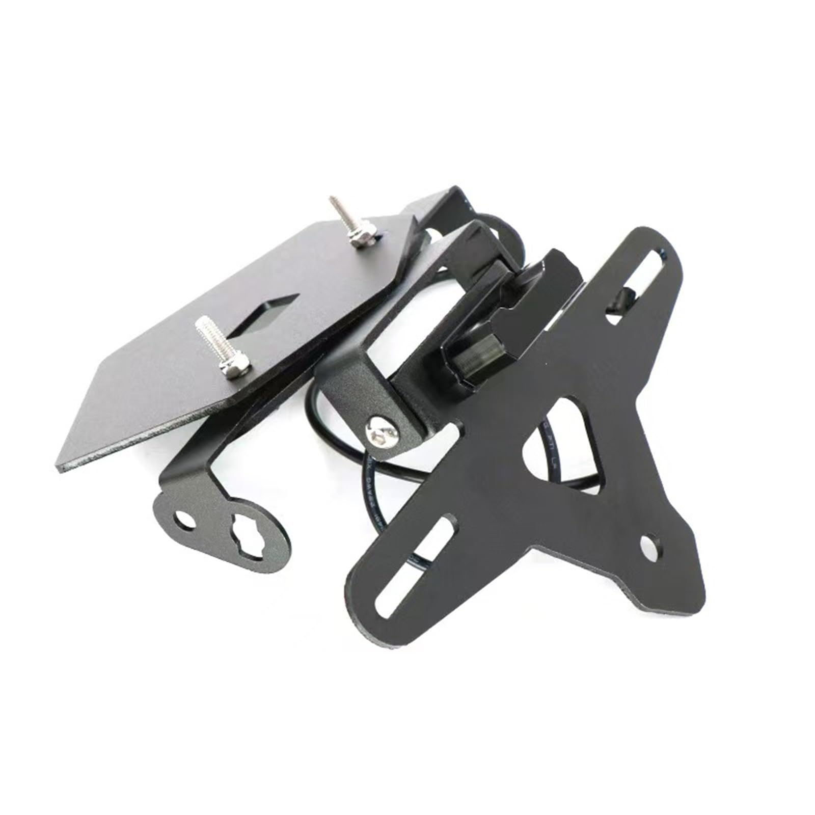 Soporte matrícula Moto Ajuste para BMW S1000RR S1000R 2019-2025 Soporte Plegable para matrícula eliminador de Guardabarros Trasero Corto