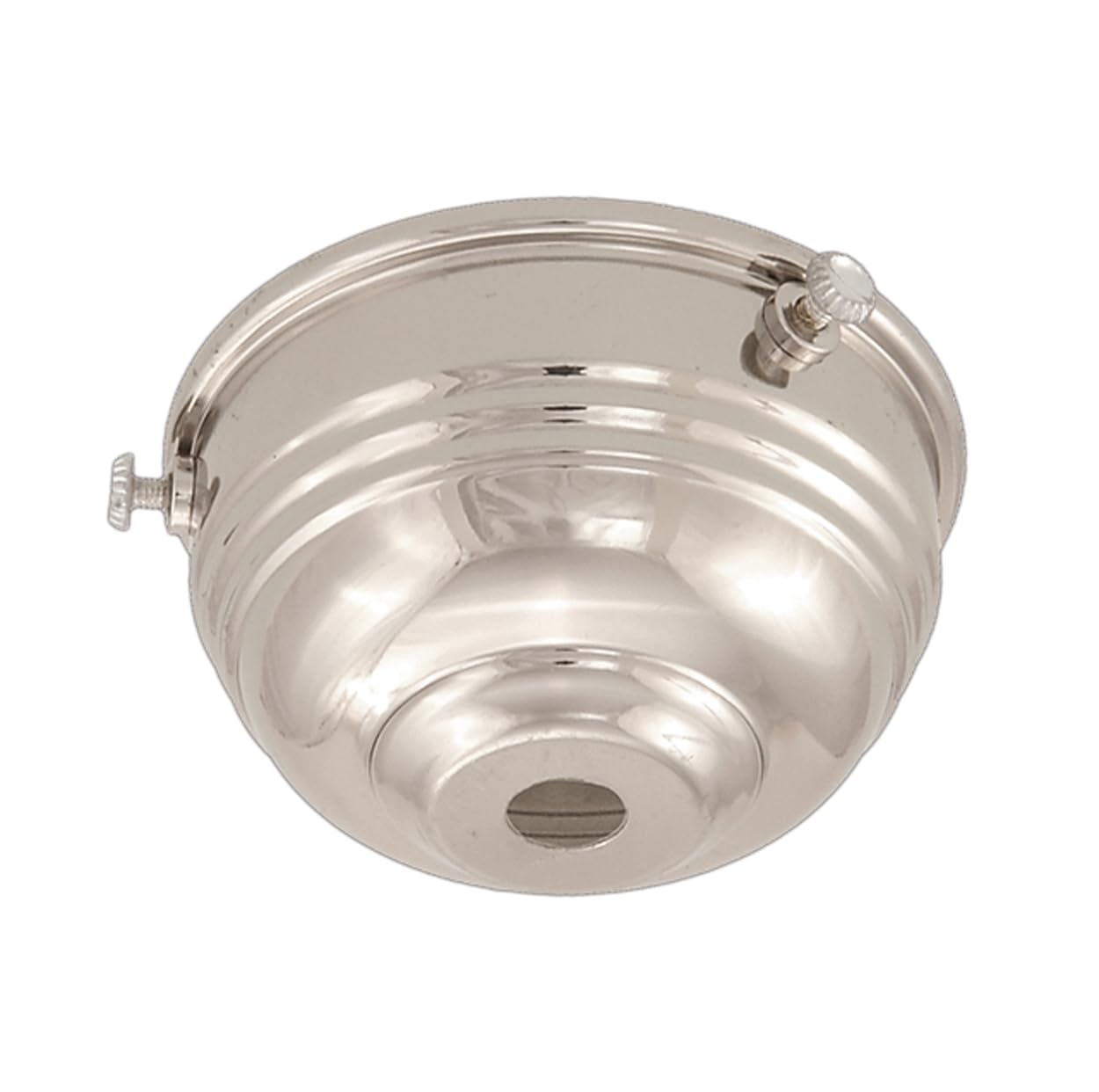 B&P Lamp® 2 1/4" Fitter, Nickel Finish Art Deco Style Holder