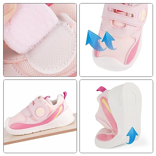 Image of Baby Shoes Boys Girls First Walkers Cute Animals Toddler Sneakers Prewalkers Rubber Sole