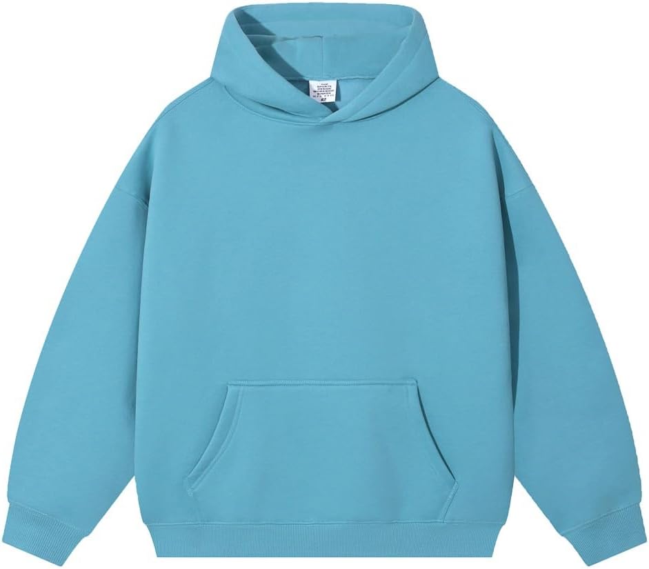 Oversized Hoodies for Men Fleece Hooded Sweatshirts Loose Fit Women Streetwear Pullover for Teens