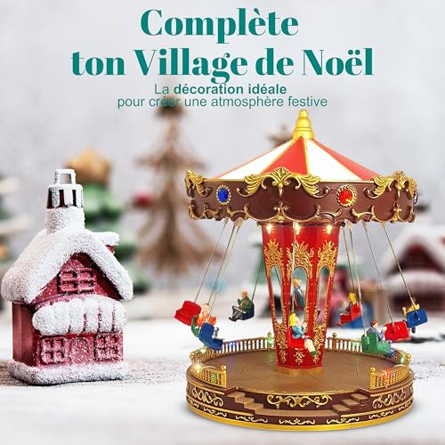 Carrousel de Noël Musical Idée Cadeau Idéale Fêtes - 6