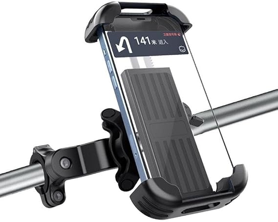 Coverzone Motosiklet Dikiz Aynası Telefon Tutucu – Anti Titreşimli, Tek Elle Kilitleme, 360° Döner, 4.7–7.2 inç Uyumlu, 10–14 mm Ayna Bağlantı Aparatlı | ZR1042
