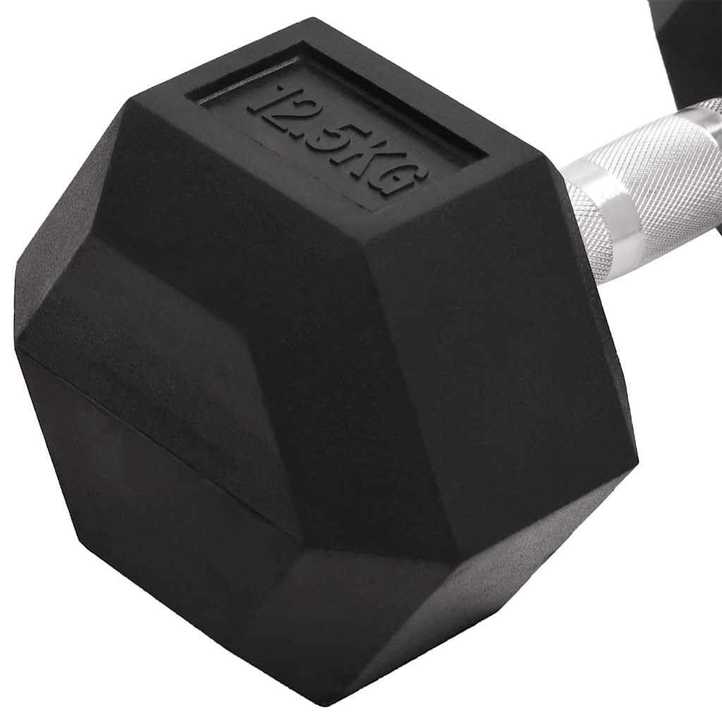 Kurzhanteln 2 Stk. 12,5 kg Gusseisen mit rutschfestem Griff für Krafttraining, Muskelaufbau, Homegym, Fitnessstudio, verstellbar, langlebig, ergonomisch, vielseitiges Sportzubehör