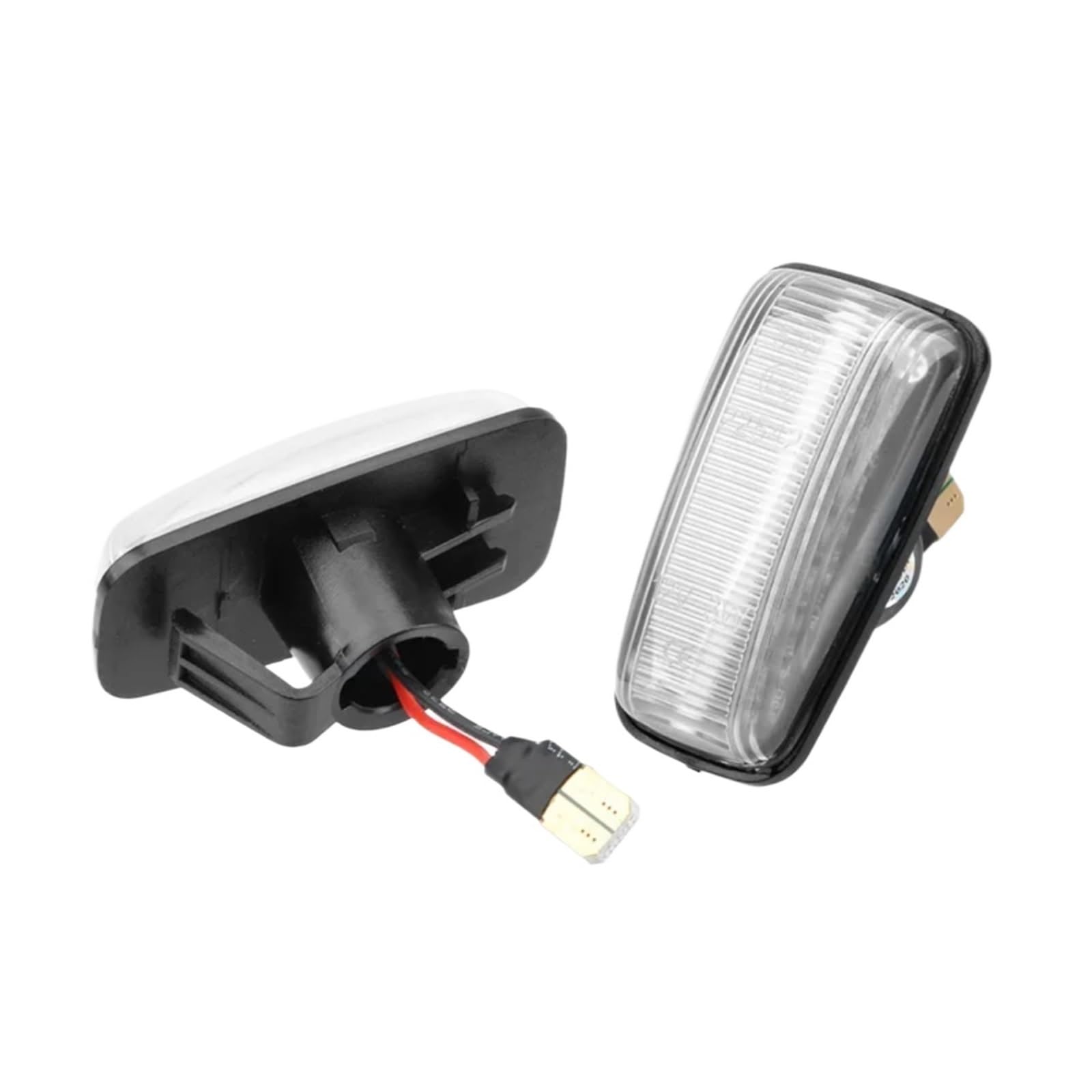 Frecce dinamiche laterali Compatibile Con Fiat Per Scudo Per Ulysse Lampada Di Posizione Laterale Per Auto Indicatore Di Direzione Indicatore Di Direzione Lampeggiante Accessori 2 Pezzi(White,Dynamic)