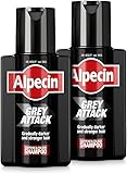 Alpecin Gray Attack Caffeine & Color Shampoo, 6.76 Fl Oz (Pack of 2)
