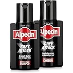 Alpecin Gray Attack Caffeine & Color Shampoo, 6.76 Fl Oz (Pack of 2)