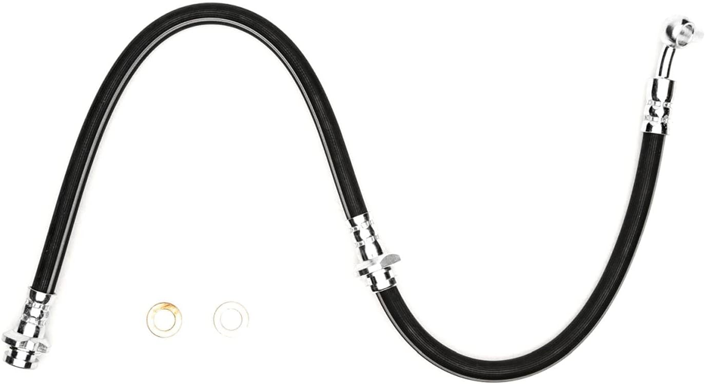 Dynamic Friction Company Front Left Brake Line Hose 350-67081 For 2007-2012 Nissan Sentra