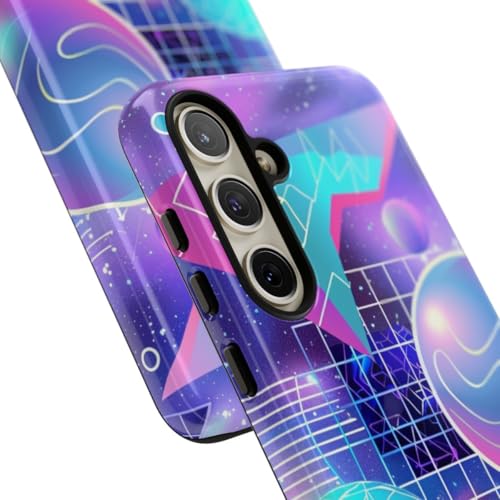 Coque rigide Galaxy S24 Plus antichoc violette géométrique - 2