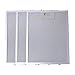 Poweka - Filtro di grasso per cappa aspirante da cucina, 320 x 260 mm, 3 pezzi
