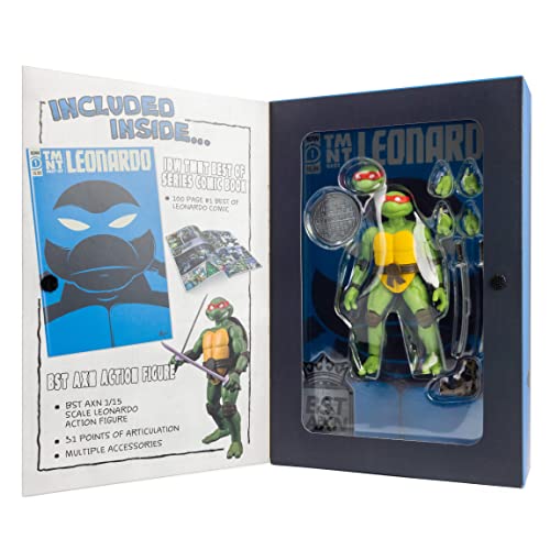 The Loyal Subjects Teenage Mutant Ninja Turtles Best Of Leonardo 100-Page Comic Book & Leonardo Bst Axn 5-Inch Action Figure Set #TOP4