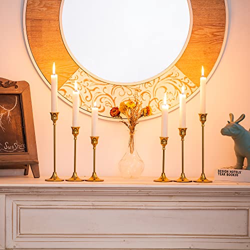 Set Of 30 Gold Candle Holders For Candlesticks, Inweder Taper Candle Holders, Tall Metal Candlestick Holders For Table Centerpiece, Wedding, Home Decor, Dining, Party, Fits 3/4 Inch Thick Candles #TOP2