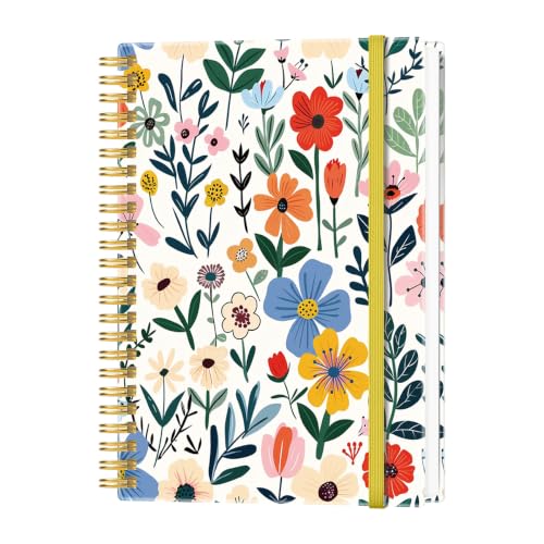Libreta cuadriculada Heveboik Flower-B A5, el regalo ideal de papelería bonita