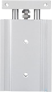 Doubleâ€‘Rod Air Cylinder Guide Rod Plate Double Guided Pneumatic Slide Bearing Cushioned (CXSM10-30)