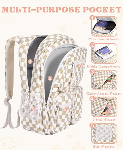Image of Kids Backpack School Bag for Girls Boys Toddler Preschool Backpack | Lightweight Corduroy Cute Bookbag Middle College University Daily Travel Back to School