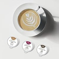 Vista 8 de Mauds Cápsulas de café clásicas de capuchino tostado medio de 16 quilates producción de energía solar reciclables de una sola porción de 1 paso 100