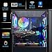 STGAubron Gaming PC Desktop, 8th Gen Intel Core i7 up to 4.1G, GeForce RTX 3050 6G, 32GB DDR4, 1T SSD, WiFi 6 & BT 5.2, RGB Fan x6, Windows 11 Home