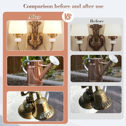 Kit limpiador y pulidor de cobre y latón 8.79oz x2 miniatura 4