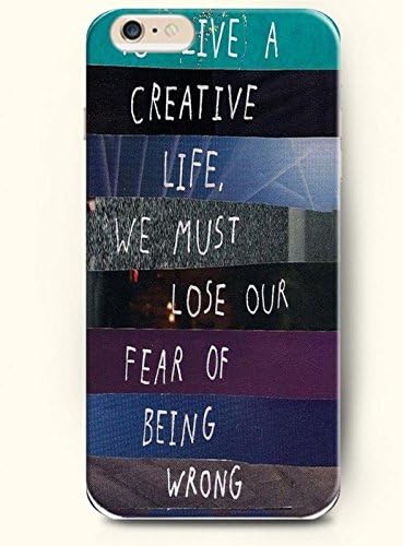 To Live A Creative Life, We Must Lose Our Fear Of Being Wrong Phone Case [Customizable by Buyers] [Create Your Own Phone Case] Slim Fitted Hard Protector Cover for Samsung Galaxy S5