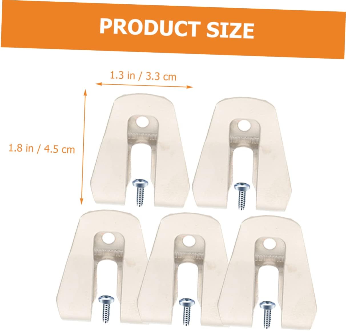 Hemobllo 25sets Tool Belt Hooks Screws Lightweight Steel Clips for Drill and Tape Measure Tool Belt Accessories for Efficient Storage and Organization