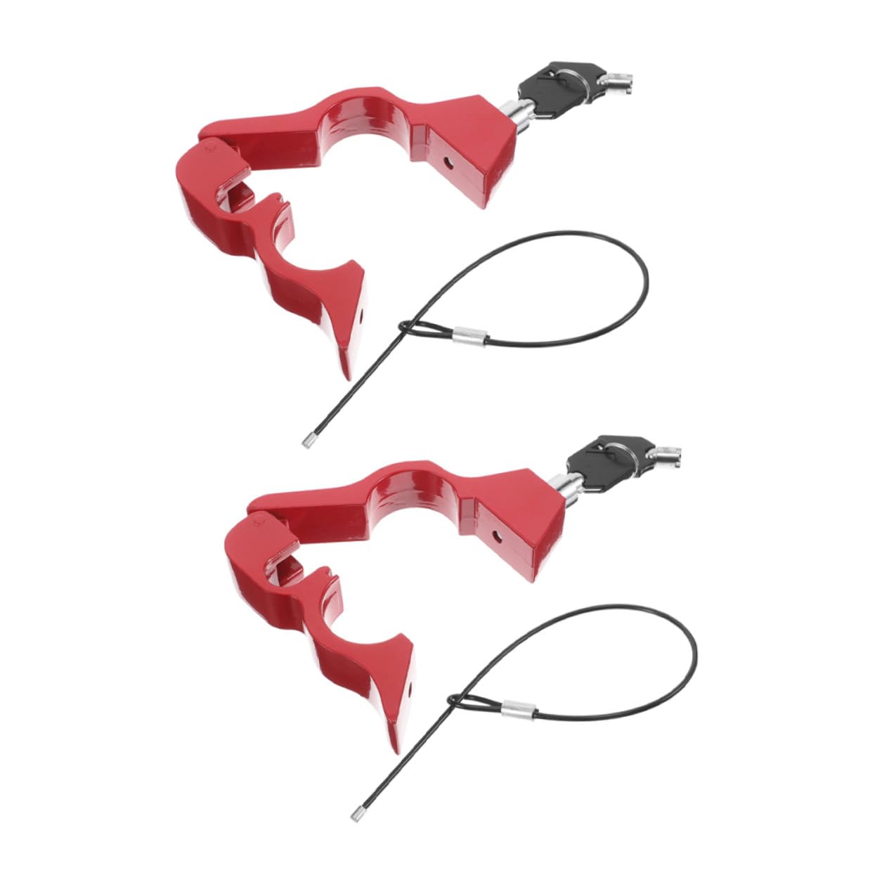 Antivol de Guidon de Moto, Lot de 2, Alliage, Sécurité