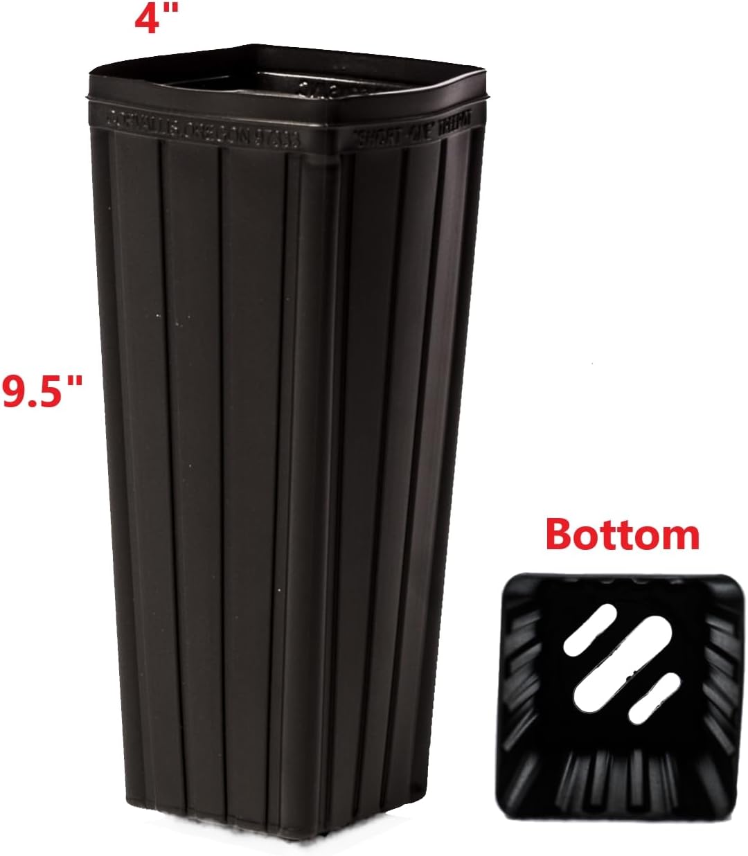 Stuewe & Sons – Mini Treepot Growing Kit - TP49 – 4” x 9.5” Pots with 6” Deep Holding Trays – 2 Pack