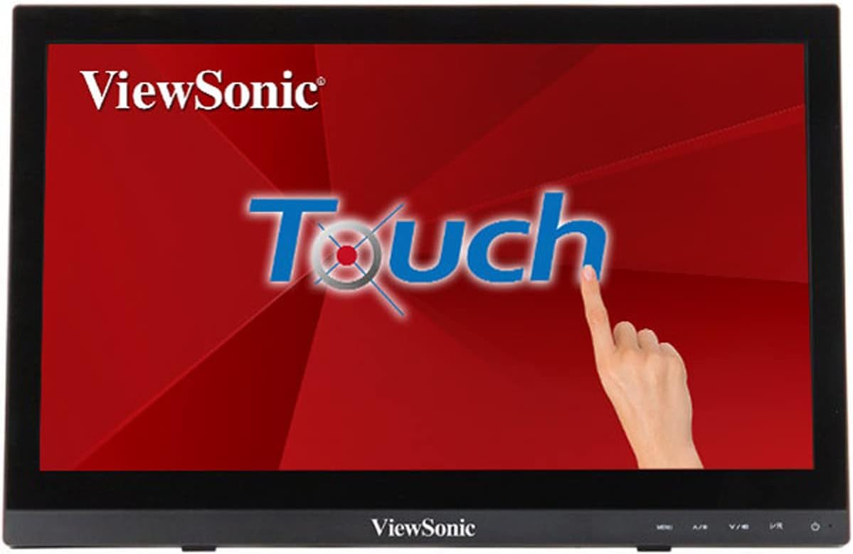 ViewSonic - LED monitor - 16" (15.6" viewable) - touchscreen - 1366 x 768 @ 60 Hz - TN - 190 cd/m² - 500:1 - 12 ms - HDMI, VGA - speakers