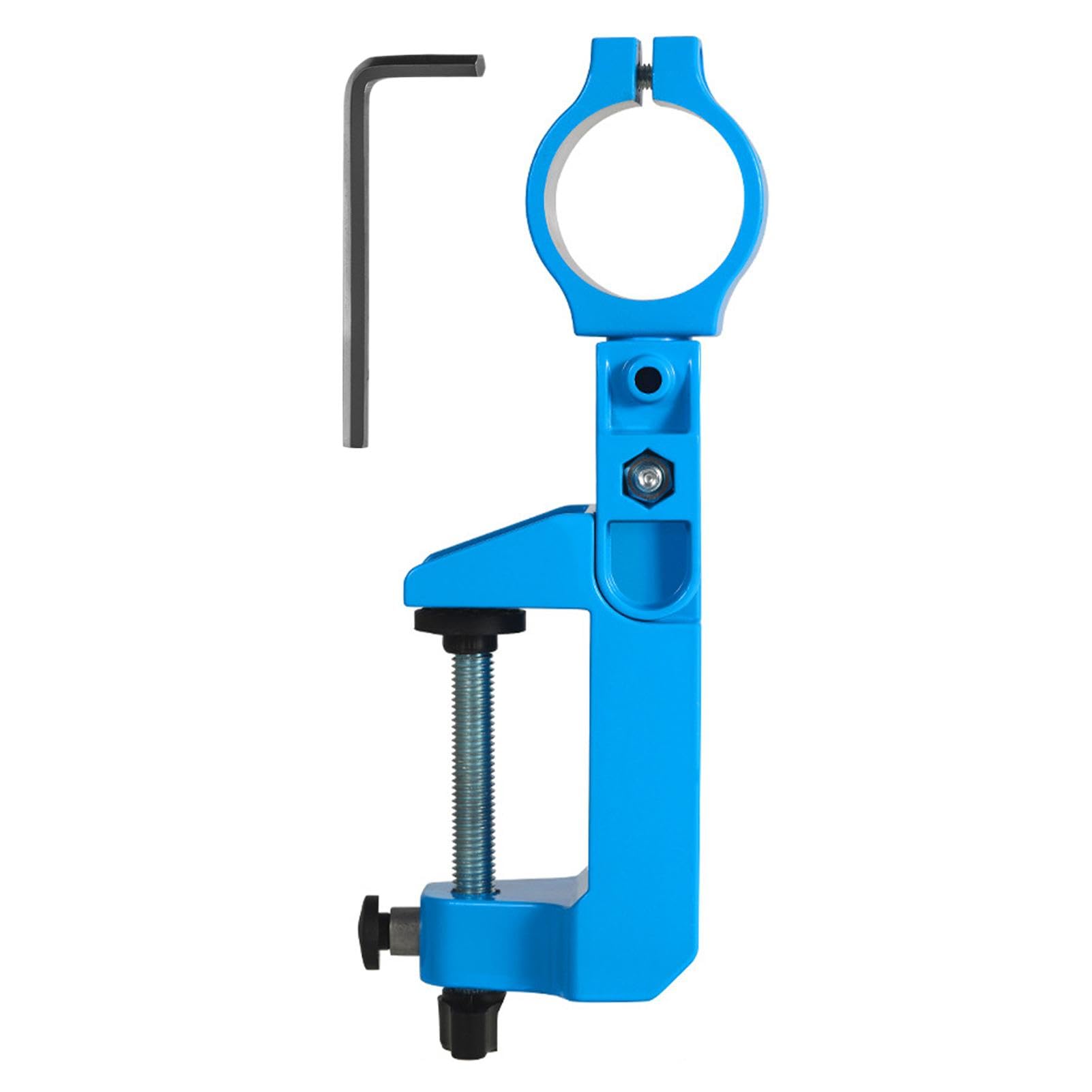 Support de perceuse réglable avec tête rotative pour un serrage précis et stable