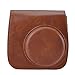 Yoption Vintage Camera Case Compatible with Fujifilm Instax Mini 11/9/8/8+ Instant Film Camera Adjustable Shoulder Strap (Brown)