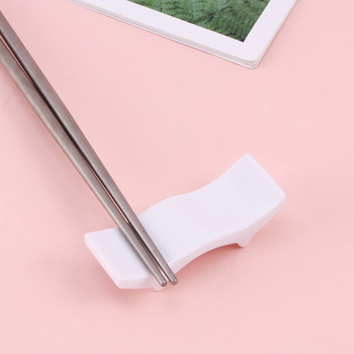 Support de baguettes, 5 pièces, présentoir de baguettes en mélamine, support de cuillère en porcelaine imitation, support de baguettes, oreiller de repose-cuillère pour la maison, le restaurant, la s