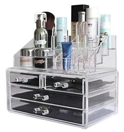Octopus prime Acrylic Double Layer Jewellery and Cosmetic Storage Display Stand and Organizer Box