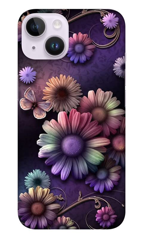 Next Door EnterprisesFlower 101 Back Cover for Apple iPhone 14 (Polycarbonate | Multicolor)