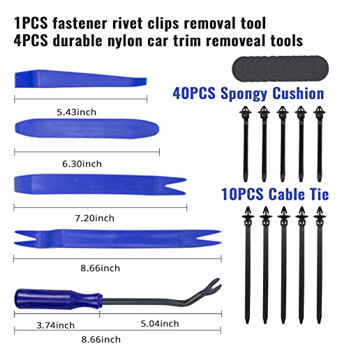 900Pcs Car Retainer Clips 24 Most Popular Sizes Fasteners Automotive Push Pins Assortment Kit With Car Plastic Clip Remover For Ford Gm Toyota Chevy Chrysler Bmw Benz Audi Nissan Subaru #TOP2