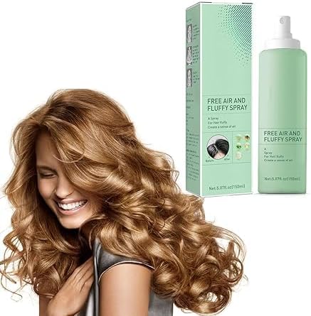 Lezpzay Dry Hair Spray,Leave-in Dry Hair Spray Fluffy Hair, Magic Dry Hair Spray, Fluffy Volume Lift Hair Spray with Oil Control, Fluffy Texturising Dry Volume Hair Spray for More Volume, 150 ml