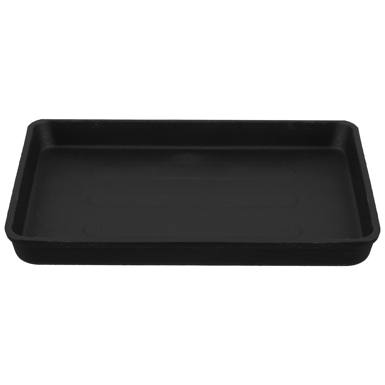 Plaque de Cuisson en Fonte 40x30cm pour Barbecue, Poêle à Griller Anti-adhésive Four et Grillades