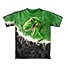Dawhud Direct Rex Green Tie-Dye Youth Tee Shirt