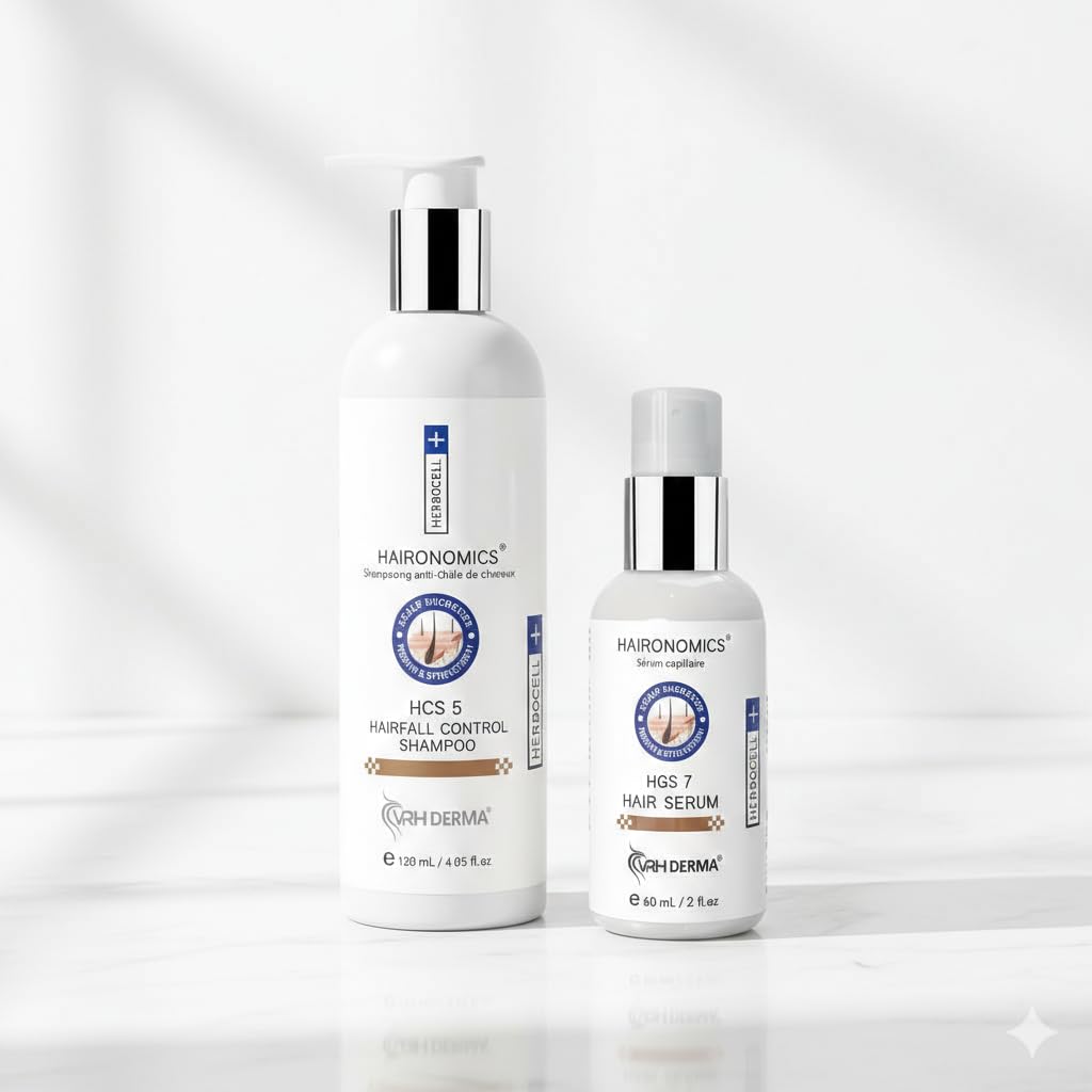 Hair Growth Serum & Hair Fall Control Shampoo Combo | With Biotin, Keratin, Coffee, Herbocell & 73 Herbs | Reduces Hair Fall & Promotes Thicker Hair | For Men & Women | Suitable for All Hair Types-image-44