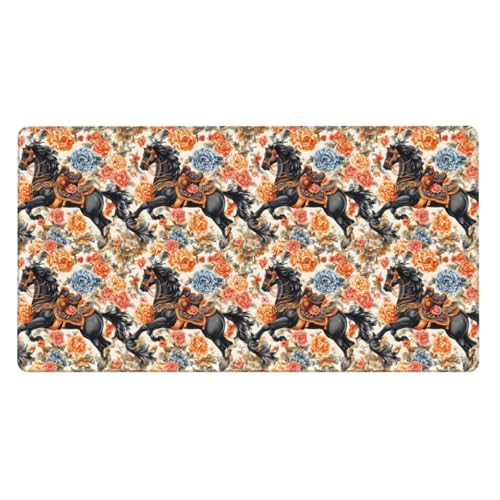 Tapis de souris de jeu avec bords cousus et base caoutchouc antidérapante