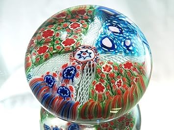 M Design Art Handcraft Glass Millefiori Paperweight 04