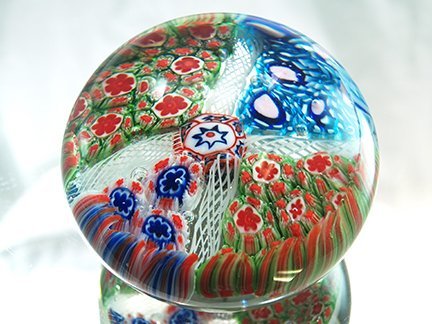 M Design Art Handcraft Glass Millefiori Paperweight 04