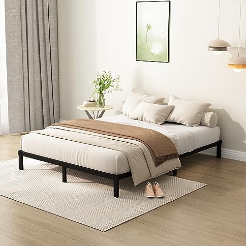 DiaOutro 9 Inch Full Size Bed Frame Heavy Duty Low Profile Metal Platform No Box Spring Needed Mattress Foundation, Easy to Assembly, No Noise, Black by DiaOutro - Image 4