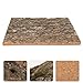 Abaodam Natural Cork Bark Reptile Terrarium Background Rough Climbing Wall Decor for Lizards Chameleons Bearded Dragons Turtle Habitat Enhances Tank Landscape
