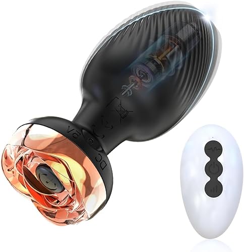 2026 Efficient Mode Edition Vibrating Plugs Small, 10 Vibrating & 6 Tapping Modes Plug o512