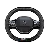 YggfQI Coche Fundas Volante for Peugeot 2008 2020-2023 2024, Cubierta Volante Protector Volante Cómodo Duradera...